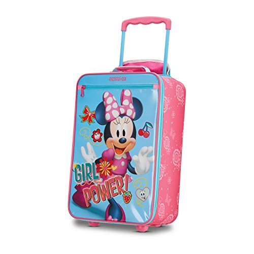 American Tourister Kids Disney Softside Upright Luggage Telescoping Handles Minnie Mouse 2 Carry On 18 Inch 0 belly baby and beyond