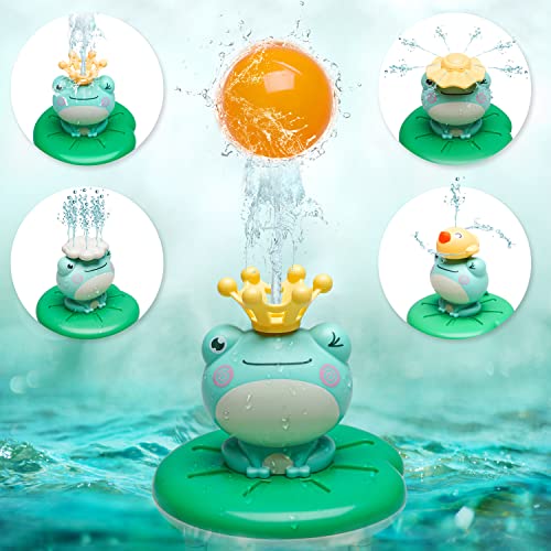 Baby Bath Toys for Kids 4 Modes Water Spray Bath Toy Sprinkler Bathtub Toys for Toddlers 1 3 Swimming Pool Games Water Play Set Gift for Bathtub Shower Beach Infant Kids Boys Girls Age 2 7 Years Old 0 belly baby and beyond