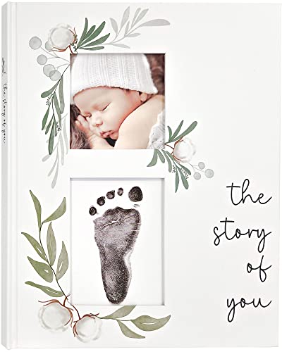 Baby Memory Book for the Modern Minimalist Simple Monthly Milestone Keepsake Record Book for Boy or Girl First Years Journal Gender Neutral Pregnancy Gift for Baby Shower Personalize Cover 0 belly baby and beyond