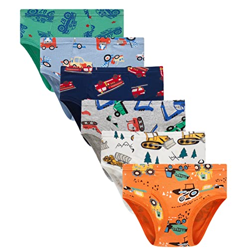 Boboking 100 Cotton Little Boys Briefs Soft Dinosaur Truck Toddler Underwear 0 belly baby and beyond
