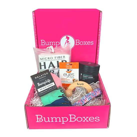 Bump Boxes 3rd Trimester Pregnancy Gift Box for Expecting and First Time Moms 0 belly baby and beyond