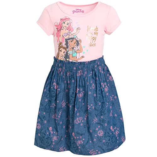 Disney Minnie Mouse Princess Jasmine Belle Ariel Girls Dress Toddler to Big Kid 0 belly baby and beyond