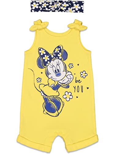 Disney Minnie Mouse Winnie the Pooh Lion King Lilo Stitch Simba Romper and Headband Newborn to Toddler 0 belly baby and beyond