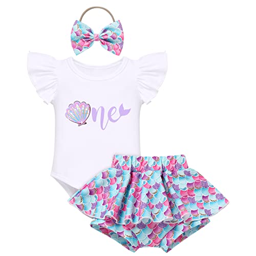 FYMNSI Baby Girls Mouse 1st Birthday Outfit Sunflower Peach ONE Romper Tutu Shorts Headband for Cake Smash Photo Props 0 belly baby and beyond