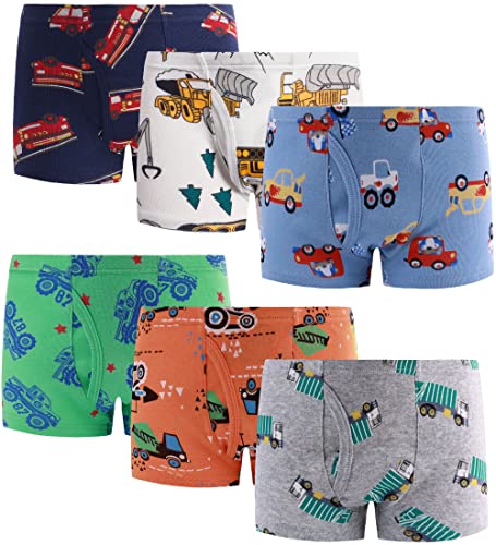 Finihen Boys Boxer Briefs Baby Soft Cotton Toddler Dinosaur Underwear Children Truck Panties 0 belly baby and beyond