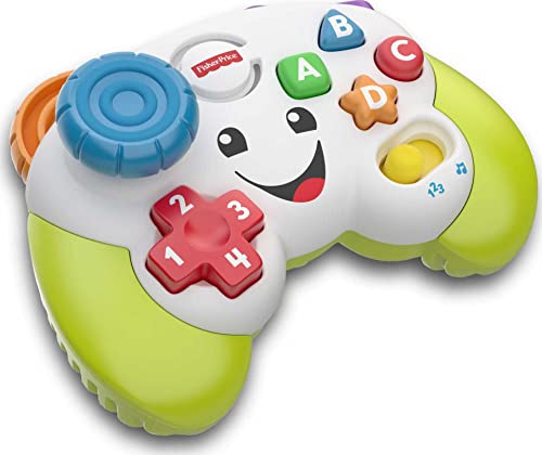 Fisher Price Laugh Learn Baby Toddler Toy Game Learn Controller Pretend Video Game with Music Lights Activities Ages 6 Months 0 belly baby and beyond