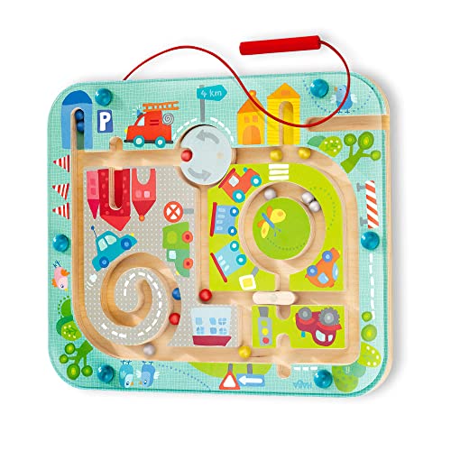 HABA Town Maze Magnetic Puzzle Game Learning Education Toys for Preschoolers 0 belly baby and beyond