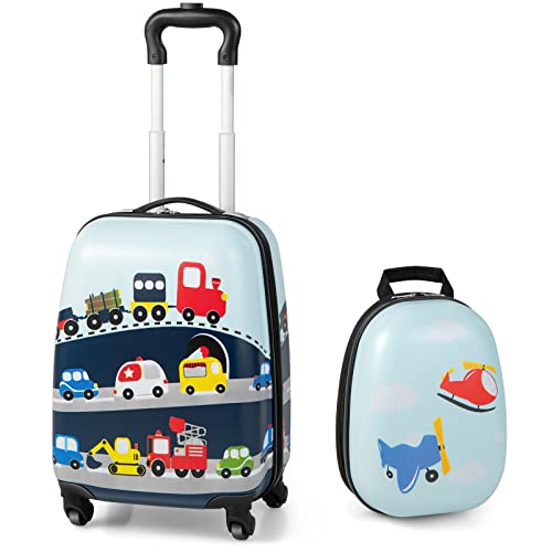 HONEY JOY 2 Pcs Kids Carry On Luggage 0 9 belly baby and beyond