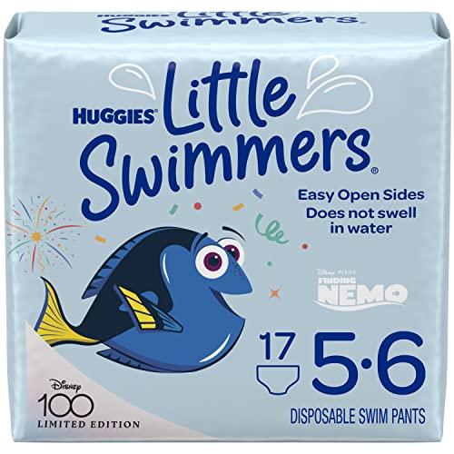 Huggies Little Swimmers Disposable Swim Diapers Size 5 6 32 lbs 17 Ct 0 belly baby and beyond