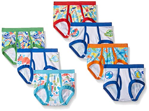 Jurassic World Boys Toddler 100 Combed Cotton Briefs Multipack Sizes 23t 4t 4 6 and 8 0 belly baby and beyond