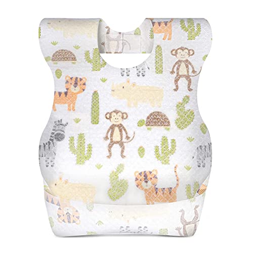 KIIS Disposable Baby Bibs for Baby Boys and Girls Individually Packaged Hygienic Soft and Leakproof 20 PCS 0 belly baby and beyond