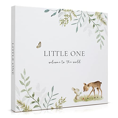 Keepsake Baby Memory Book for Boys Girls Timeless First 5 Year Baby Book Photo Album Gender Neutral Baby Shower Gift And Journal A Milestone Book to Record Every Event from Birth to Age 5 0 belly baby and beyond