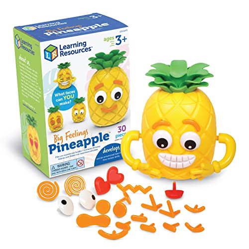 Learning Resources Big Feelings Pineapple 30 Pieces Ages 3 Social Emotional Learning Toy For Boys and Girls Body Awareness Toddler Learning Toys 0 belly baby and beyond
