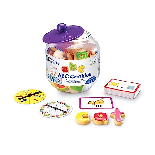 Learning Resources Goodie Games ABC Cookies 4 Games in 1 Ages 3 Toddler Learning Toys ABC Games for Toddlers Preschool Games Alphabet Learning Games Math for Preschoolers 0 belly baby and beyond