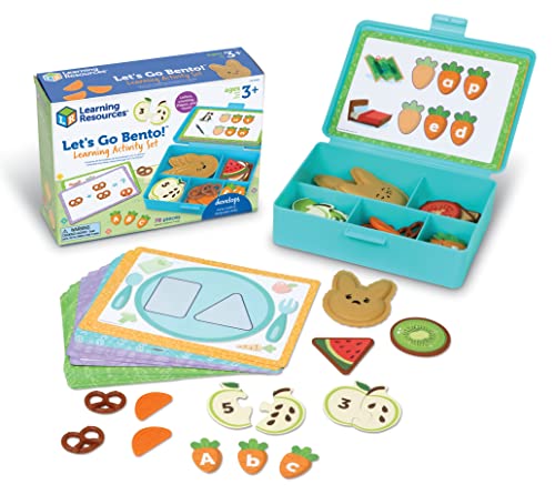 Learning Resources Lets Go Bento Learning Activity Set 78 Pieces Ages 3 Preschool Learning Activities Toddler Toys Learning Education Toys Feelings and emotios fine Motor Skills 0 belly baby and beyond