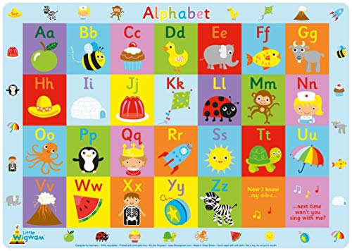 Little Wigwam Alphabet Placemat 0 belly baby and beyond
