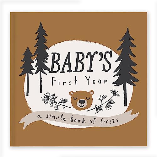 Lucy Darling Little Camper Baby Memory Book First Year Journal Album To Capture Precious Moments Milestone Keepsake For Boy Or Girl Made In USA 0 belly baby and beyond
