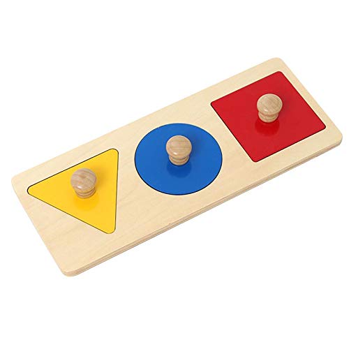 Montesoori Baby Toys Puzzles Colorful Multiple Shape Puzzles Toys for 6 12 Months 1 2 3 Years Old Toddlers 3 Pieces 0 belly baby and beyond