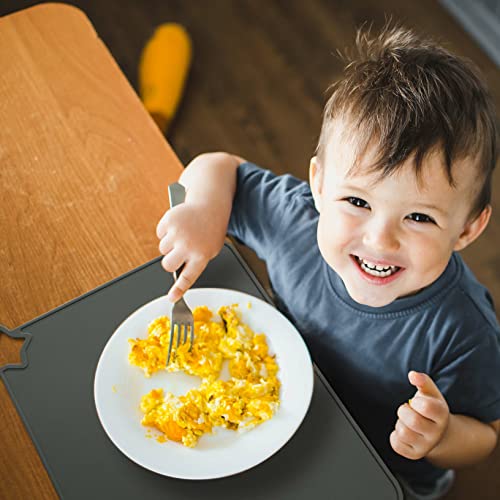 Moonkie Silicone Placemats for Baby Kid Stain Resistant Non Slip Toddler Food Mats Eating Table Mat with 2 PacksEtherSage 0 0 belly baby and beyond
