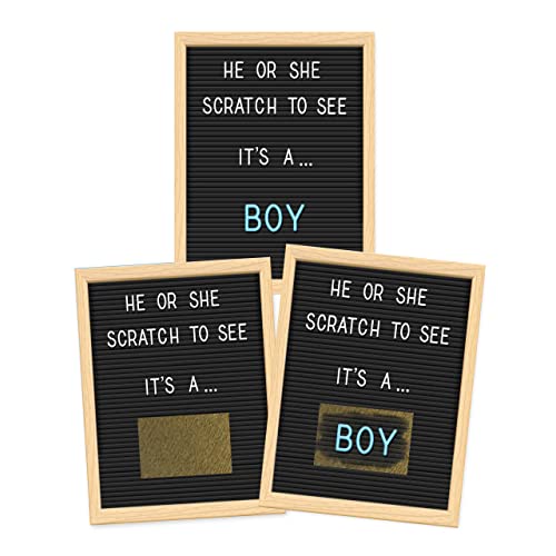 My Scratch Offs Its a Boy Letter Board Gender Reveal Scratch Off Scratcher Lottery Tickets Cards Family Friends 25 pack 0 belly baby and beyond