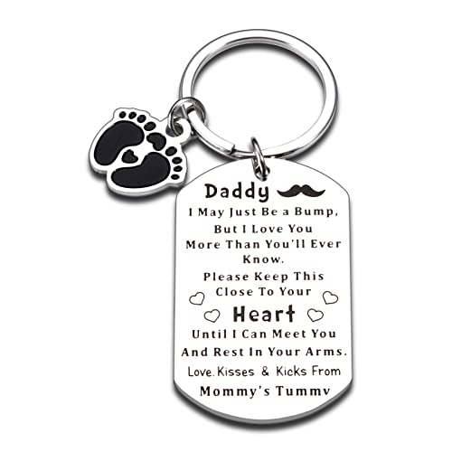 New Dad to Be Gift Baby Birth Pregnancy Announcement Gifts for Husband First Time Dad Mom Becoming a Daddy Mommy On Birthday Baby Reveal Gift FatherS Day for New Father Future Daddy Men 0 belly baby and beyond