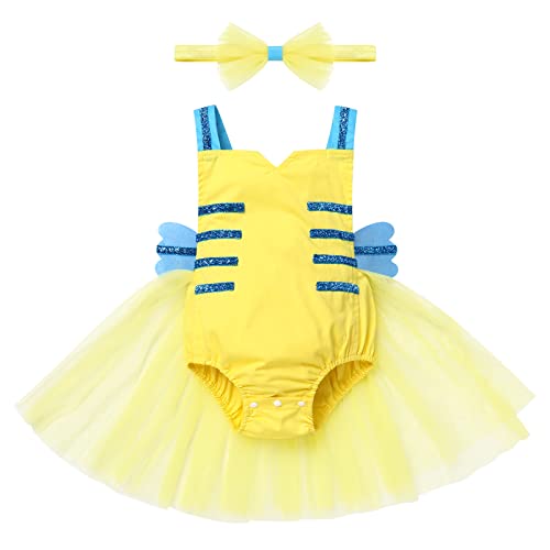 ODASDO Baby Girls First Birthday Cake Smash Outfit Lace Romper Tutu Tulle Dress with Headband 2pcs Clothes Set 0 4 belly baby and beyond