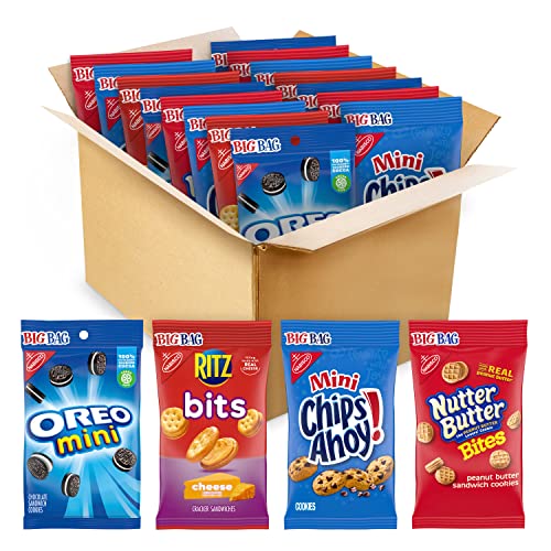 OREO Mini Cookies CHIPS AHOY Mini Cookies Nutter Butter Bites RITZ Bits Cheese Crackers Teddy Grahams Cinnamon School Lunch Box Snacks 15 Big Bags 0 belly baby and beyond