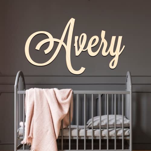 Personalized Custom Wood Name Sign Nursery Name Sign Family Name Signs Choice of Size Fonts 0 belly baby and beyond