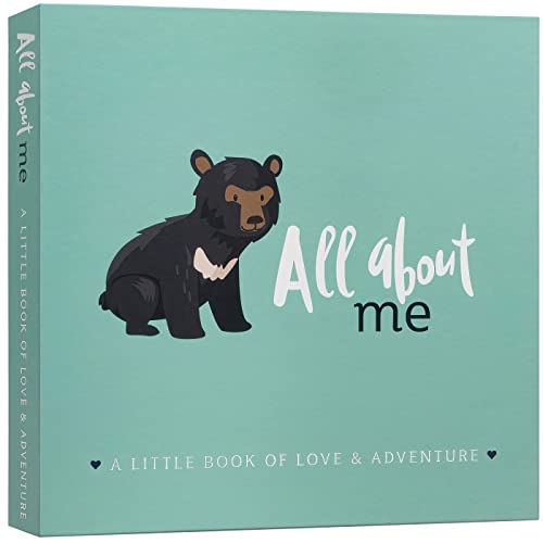 RubyRoo Baby Memory Book Milestone Keepsake Baby Photo Album First 5 Years Scrapbook Journal for Baby Boy or Girl Pregnancy Gift for Baby Shower Newborn Gender Neutral Record Book Woodland 0 belly baby and beyond