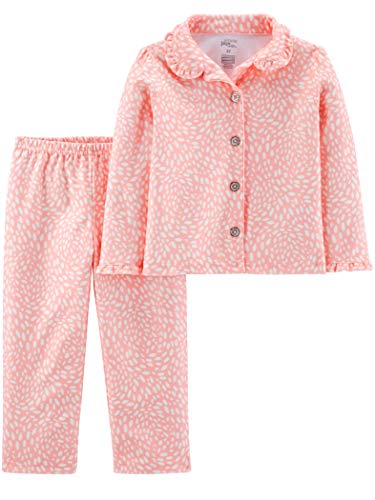 Simple Joys by Carters Toddlers and Baby Girls 2 Piece Coat Style Pajama Set 0 belly baby and beyond