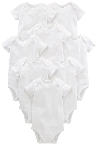 Simple Joys by Carters Unisex Babies Short Sleeve Bodysuit Multipacks 0 belly baby and beyond