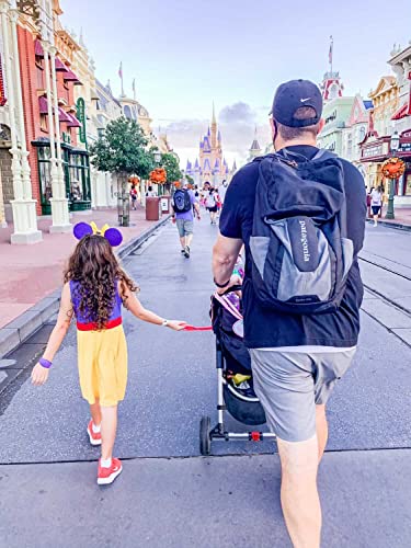Tagalong Stroller Accessory for Child Safety Toddler Must Have to Keep Kids Close Toddler Travel Accessory Links to Strollers Backpacks Shopping Carts Disney Trip Essential Teal Tag 0 0 belly baby and beyond