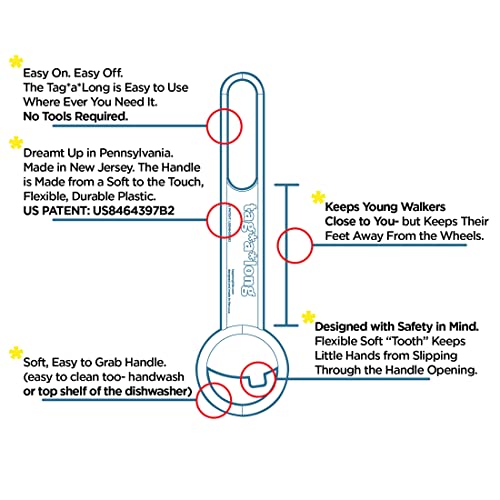 Tagalong Stroller Accessory for Child Safety Toddler Must Have to Keep Kids Close Toddler Travel Accessory Links to Strollers Backpacks Shopping Carts Disney Trip Essential Teal Tag 0 2 belly baby and beyond