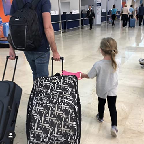 Tagalong Stroller Accessory for Child Safety Toddler Must Have to Keep Kids Close Toddler Travel Accessory Links to Strollers Backpacks Shopping Carts Disney Trip Essential Teal Tag 0 5 belly baby and beyond