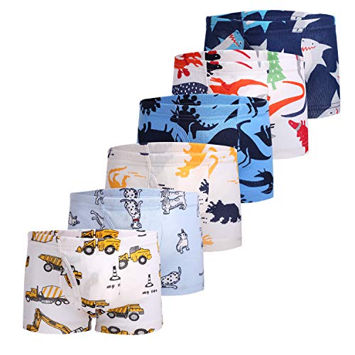 Taxzode Fenhant Little Boys Soft Cotton Briefs Dinosaur Truck Shark Baby Toddler Kids Underwear 6 8 9 Pack 0 belly baby and beyond