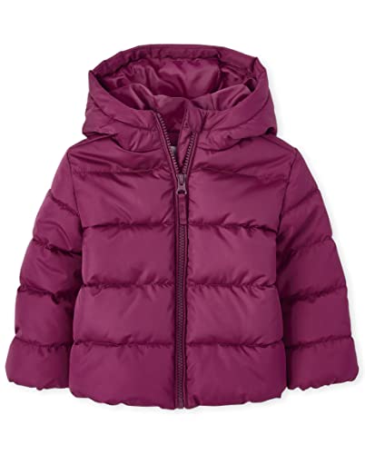 The ChildrenS Place Baby Girls And Toddler Medium Weight Puffer Jacket Wind Resistant Water Resistant 0 belly baby and beyond