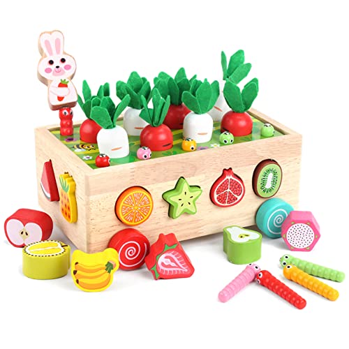 Toddlers Montessori Wooden Educational Toys for Baby Boys Girls Age 2 3 4 Year Old Shape Sorting Toys Gifts for Kids 2 4 Wood Preschool Learning Fine Motor Skills Game 0 belly baby and beyond