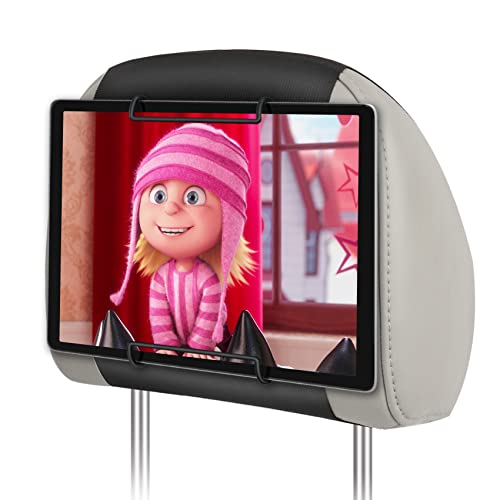 WONNIE Car Headrest Mount Holder for Tablets Tablet Holder for Kid in Car Back Seats Tablet Car Holder with Adjustable Headrest Strap Anti Slip Silicone Holding Clamp Fits All 10 129 Tablets 0 belly baby and beyond