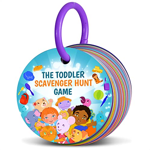 Zetz Brands Toddler Toys 2 5 Year Old Boys Girls Gift Your Toddler with This Fun Educational Toddler Scavenger Hunt Game at Home Preschool Activity Toy Extra Thick Cards for Exploration 0 belly baby and beyond