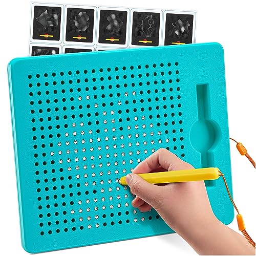 AYNAT FUN Magnetic Drawing Board for Kids Toddlers with Beads and Magnet Stylus Pen Magnetic Tablet Toy for Airplane Car Ride Activities for Kids 0 belly baby and beyond