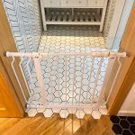 BalanceFrom Easy Walk Thru Safety Gate for Doorways and Stairways with Auto CloseHold Open Features Multiple SizesWhite 0 2 belly baby and beyond