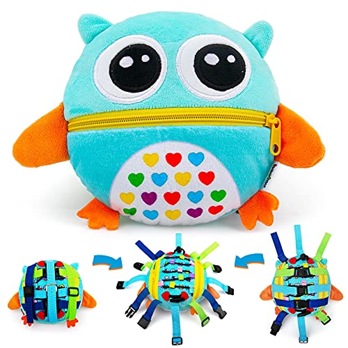 beetoy Sensory Buckle Pillow Zipper Toys for Toddlers 1 3 Toddler Travel Toys for Plane Keep Baby Busy Toys for Autistic Kids Develop Fine Motor and Problem Solving Skills 0 belly baby and beyond
