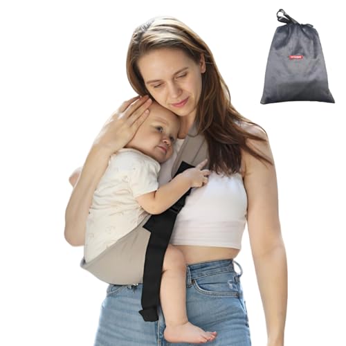 2024 Toddler Sling Portable Baby Carrier Adjustable Sling and Ergonomic Non Slip seat Padded seat The Most Convenient Travel Carrier for 6 36 Months gray 0 belly baby and beyond