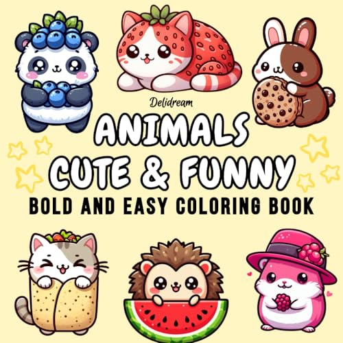 Animals Cute Funny Bold and Easy Coloring Book for Kids and Adults 35 Relaxing Stress Relieving Designs Paperback Large Print May 8 2024 0 belly baby and beyond
