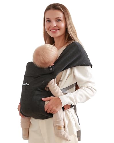 Baby Carrier Newborn to Toddler TSRETE Baby Ergonomic and Cozy Infant Carrier with Lumbar Support for 7 25lbsEasy Adjustable Baby Chest Carrier Face in and Face Out Positions Baby Sling Carrier 0 belly baby and beyond