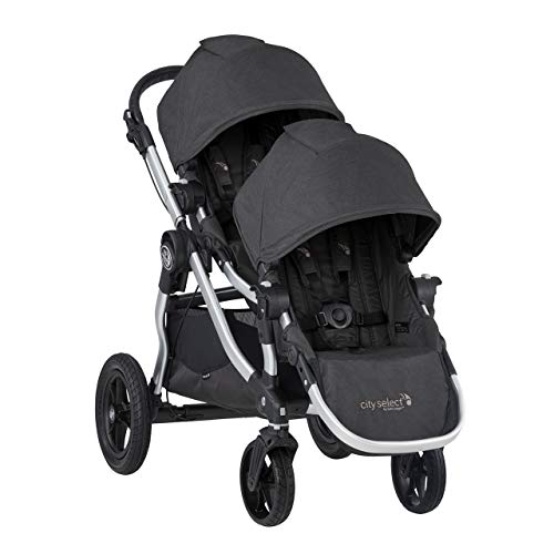 Baby Jogger City Select Double Stroller Baby Stroller with 16 Ways to Ride Included Second Seat Quick Fold Stroller Jet 0 belly baby and beyond