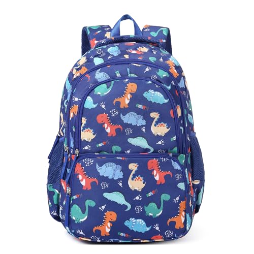 CLUCI Kids Backpack for Boys Bookbags Preschool Backpack Toddler Daycare School Bag Elementary Kindergarten Lightweight Waterproof Bluey Backpack Dinosaurs 0 belly baby and beyond