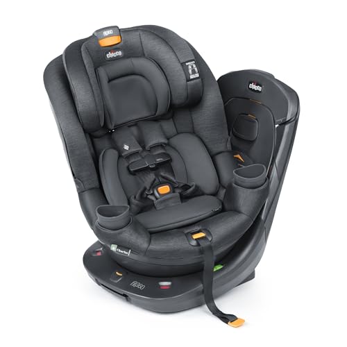 Chicco Fit360 ClearTex Rotating Convertible Car Seat Slate Grey 0 belly baby and beyond