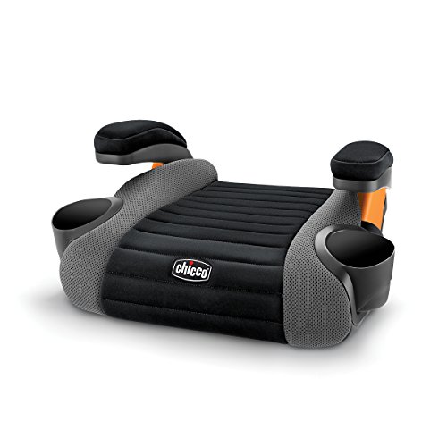 Chicco GoFit Backless Booster Car Seat Travel Portable Car Booster Seat for children 40 110 lbs SharkBlackGrey 0 belly baby and beyond