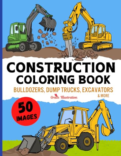Construction Vehicles Coloring Book Cool Bulldozers Dump Trucks Diggers Cranes Excavators More for Kids Aged 4 8 Boys and Girls The Vehicle Coloring Book Set For Kids 4 8 Paperback May 29 2024 0 belly baby and beyond